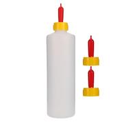 FUTUREORYY Botella de Leche para Cordero de Plástico con Tetinas Biberón para Alimentación de Cabras y Crías Suministros para Animales Bebés Duradero Gran Capacidad