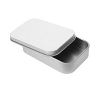 FUTUREORYY Caja Metálica Resistente a Deformaciones en Color Plata Protección contra Golpes para Almacenamiento de Púas de Guitarra y Ukulele para Músicos