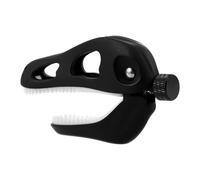 FUTUREORYY Cejilla de Guitarra Negra de Aleación de Zinc, Ajustable para Guitarra Acústica, Eléctrica, Ukelele y Banjo, Accesorio de Afinación Rápido y Versátil Diseño Creativo
