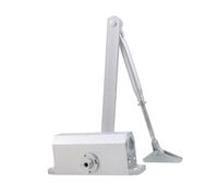 FUTUREORYY Cierrapuertas Automático Hidráulico para Puertas Interiores 90 Grados, Aluminio Ligero, Ajuste de Velocidad, Capacidad 10-50 Kg, Uso Doméstico, Instalación Tornillos Incluidos