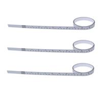 FUTUREORYY Cinta Métrica Adhesiva de Acero Autoadherente con Doble Métrica Imperial Regla Flexible para Carpintería y Banco de Trabajo Cinta Blanca de Metros para Mediciones Precisas