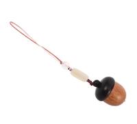 FUTUREORYY Colgante Accesorio Decorativo de Bellota de Madera Natural Llavero Correa para Bolso Navideño para Teléfono Artesanal para Bolso y Navidad