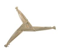 FUTUREORYY Cruz de Pared Tejida a Mano de Junco Irlandés, Cruz de Santa Brígida para Colgar, Decoración Religiosa Bendiciones, Adorno Tradicional para Hogar y Festivales Irlandeses