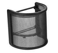 FUTUREORYY Cubierta para Micrófono de Mano U Metal Protector Antiviento Resistente con Diseño Saliva Compatible con Múltiples Marcas y Modelos Color Negro Clásico para Grabación y