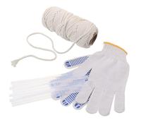FUTUREORYY Cuerda de Sisal Natural 1/4 Pulg × 50 M para Rascador de Gatos, Cuerda de Repuesto Resistente para Postes y Muebles Rascadores, Adecuado para Reparación y DIY en Hogar o Tienda