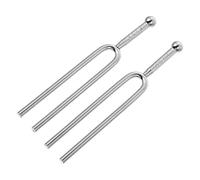 FUTUREORYY Diapasón De Guitarra 440 Hz Tono A, Juego De 2 Piezas Plateadas De Aleación De Aluminio, Accesorios Para Instrumentos Musicales, Afinadores De Diapasón Para Guitarra Acústica y Eléctrica