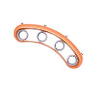 FUTUREORYY Entrenador de Dedos para Guitarra y Ukelele Expansor Manual de Plástico Naranja Ejercitador de Flexibilidad para Principiantes Instrumentos Musicales