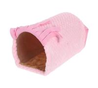 FUTUREORYY Escondite de Mascotas para Chinchillas y Conejos Juguete Túnel de Peluche Refugio para Hámsteres y Cobayas Lugar de Descanso la Jaula para Animales Pequeños