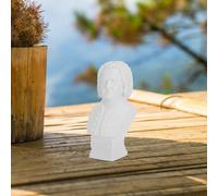 FUTUREORYY Estatua de Busto de Resina Pequeña, Escultura Miniatura de Músico, Decoración Elegante para Escritorio, Estilo Europeo, Accesorio para Fotografía y Coleccionistas, Adorno