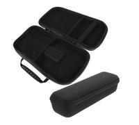 FUTUREORYY Estuche para Micrófono De Mano Doble 2 Unidades Eva Resistente Al Impacto Cremallera, Bolsa De Transporte Negra para Micrófonos Inalámbricos, Adecuado para Sonido En Directo y Escenario