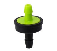 FUTUREORYY Gotero de Riego por Goteo Compensación de Presión 30L Estabilizador de Flujo 100 Unidades Color Negro y Verde Claro Micro Riego para Jardín Césped y Macetas