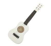 FUTUREORYY Guitarra Acústica Folk para Niños y Principiantes 21 Pulgadas Blanca Instrumento Musical Educativo para Aprendizaje y Obsequio