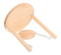 FUTUREORYY Hamster Swing Toy De Madera para Mascotas Columpio Divertido y Accesorio De Escalada para Hámsters y Pequeños Animales Mantenimiento De Dientes y Actividades Variadas Jaulas