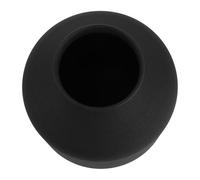 FUTUREORYY Jarrón Minimalista Alto de Hierro Mate Negro, Macetero Decorativo para Flores y Centros de Mesa, Diseño Moderno Nórdico, Florero Vintage Resistente para Hogar y Oficina
