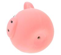 FUTUREORYY Juguete y Fácil de Limpiar Sonido Chirriante para Perros en Forma de Cabeza de Cerdo, de Látex Resistente para Perros Medianos y Grandes Juego al Aire Libre