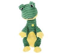 FUTUREORYY Juguetes para Limpiar Los Cachorros Juguete Chirriante De Peluche Ruido Suave Morder Echar Los Masticar Perro Relleno Mimoso Cosa Light Green Felpa