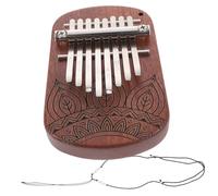 FUTUREORYY Kalimba Mini Portátil de Madera Natural Piano de Pulgar Ergonómico con Diseño para Suave y Instrumento Musical para Principiantes y