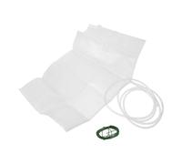 FUTUREORYY Kit Recogida Aguas Pluviales y Diseño de Alto Flujo con Bandeja de Embudo de Plástico para Protección contra Goteras en Techo y Recolección de Agua en Patio