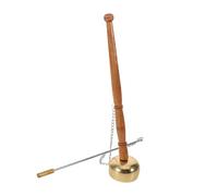 FUTUREORYY La Madera Del Puja Se Ha Agotado Suministros Budistas Para Templos Instrumento Musical De Elemento Chino Campana De Oración De Cobre Accesorios Budistas Para Templos Cobre