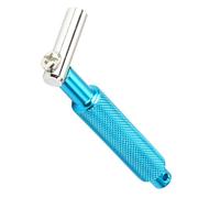 FUTUREORYY Llave de Afinación para Batería Azul 7 en Forma de 7 de Metal, Herramienta Molida para Instrumentos de Percusión, Accesorio para Teclas de Afinación y Ajuste de Parches, Ligera