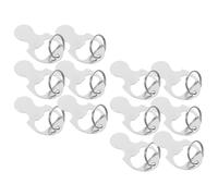 FUTUREORYY Llavero Ficha para Carrito de Compras Portátil Abrebotellas Multifuncional de Aleación de Zinc Pack 12 Unidades Accesorio Práctico para Carrito y Uso Diario