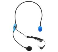 FUTUREORYY Micrófono de Grabación Auriculares Azules para Discursos y Podcasting, Diseño Cómodo de Metal y Plástico, Operación Fácil y Confiable para Hablar y Cantar