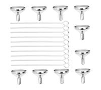 FUTUREORYY Mini Embudos de Acero Inoxidable para Rellenar Urnas Pequeñas Kit Completo con Herramienta de Llenado para Joyería de Cremación y Colgantes Memoriales