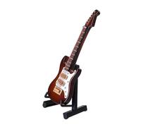 FUTUREORYY Mini Guitarra Eléctrica Decorativa Made of Wood for Birthday Party Music Lovers