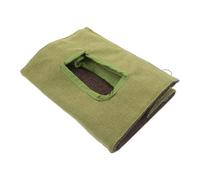 FUTUREORYY Nido para Periquitos y Cacatúas de Tela Verde Forma Triangular, sin Olor y Fácil de Limpiar, Adecuado para Jaulas Pequeñas y Mascotas Aves