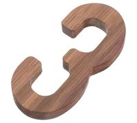 FUTUREORYY Número de Casa de Madera Sólido 3D para Exterior Diseño Contemporáneo, Números Grandes para Puerta y Buzón, Fácil Instalación para Decoración Personalizada del Hogar