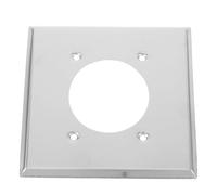 FUTUREORYY panel de enchufe de acero inoxidable placa de pared de granja placa de salida inoxidable de cocina cubierta de accesorios de salida Silver