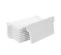 FUTUREORYY Pesas para Cortinas de Plástico Color Claro 10 Piezas, Contrapesos para Persianas Verticales, Resistentes al Viento, Accesorios para Decoración de Ventanas en Interiores