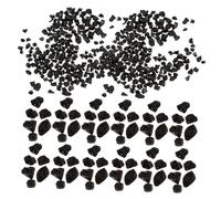 FUTUREORYY Piedras Decorativas para Mesa de Arena y Paisajes Ferroviarios, Granulado 1-3 Mm, Material Natural de Roca Negra, Uso en Dioramas y Peceras, Kit de 50 G para Decoración de Macetas