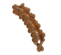 FUTUREORYY Pinzas para el pelo con garras para mujer en color café, diseño simple y portátil, ideales para peinados recogidos y la parte posterior de la cabeza, material PC resistente