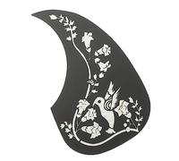 FUTUREORYY Placa Protectora para Guitarra Acústica de Madera Duradera con Diseño de de Agua y Patrón Antirrayaduras Autoadhesiva para Personalizar y Proteger Guitarra