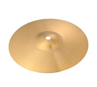 FUTUREORYY Platillos de tambor sombrero de copa cuenca platillo Hola sombrero silenciosos hardware de tambor accesorios de instrumentos Dorado