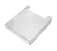 FUTUREORYY Porta Revistas de Pared Acrílico Transparente A4, Organizador Colgante sin Taladro Soporte Magnético, Estante para Documentos y Correo para Oficina y Hogar, 25 X 23 X 4,5 Cm