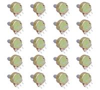 FUTUREORYY Potenciómetros B100K de Volumen para Guitarra Eléctrica, 30 Unidades Clavija de 15 MM, Aptos para Montaje y Ajuste en Escenarios y Estudios