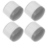 FUTUREORYY Protectores Autoadhesivos para Asiento de Inodoro y Bidé 4 Unidades Grises, Almohadillas Amortiguadoras Antideslizantes para Reemplazo de Parachoques, Accesorios para Baño