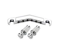 FUTUREORYY Puente De Guitarra Metálico Shaped Tornillos Instalación Fácil Para Guitarra Acústica y Clásica Mejora La Proyección Del Sonido y Resonancia De Cuerdas
