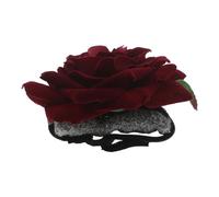 FUTUREORYY Silenciador para Guitarra Eléctrico Forma de Rosa Oscura, Largo 20 Cm, Banda Amortiguadora de Cuerdas para Reducir Ruido en Práctica y Ensayo, Accesorio para Instrumentos