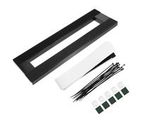 FUTUREORYY Soporte para Pedalera Guitarra Eléctrica Pequeño Negro, Soporte de Efectos Aleación Resistente, Accesorio Antióxido para Montaje Estable, Suministros para Guitarristas