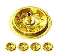 FUTUREORYY Soportes de Mechas Flotantes de Metal para Lámparas de Aceite, 5 Piezas, Aluminio Resistente, Soporte de 4 Cm para Lámparas de Queroseno, Accesorios para Altares y Decoración