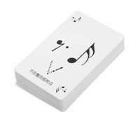 FUTUREORYY Tarjetas De Puntuación De Rhythm Poker Juego De Teoría Musical para Principiantes Material Didáctico para Clases De Música Aprendizaje De Ritmo Tarjetas