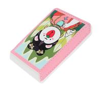 FUTUREORYY Tarjetero Adhesivo para Teléfono Móvil de PU, Funda para Tarjetas Bolsillo Seguro y Diseño Creativo, Adecuado para Llevar Identificación y Tarjetas Esenciales