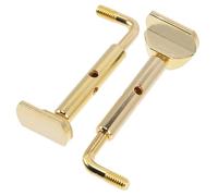 FUTUREORYY Tornillos de Latón Dorado 2 Piezas Accesorios para Evitar Caídas y Fácil Mantenimiento para Soporte de Mentón de Violín