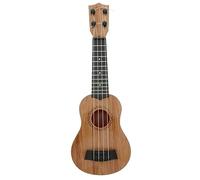FUTUREORYY Ukulele para Principiantes Instrumento Musical Educativo de Plástico Seguro Pequeño Fácil de Sostener Diseño Pintado Creativo para Niñas