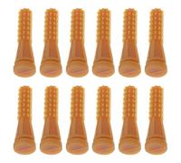 FUTUREORYY Varilla para Desplumar Aves de Corral 12 Piezas de Goma Tipo Maíz para Máquina Desplumadora, Palo para Quitar Pelos de Pollos, Patos y Gansos, Accesorio Repuesto para Manejo