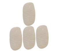 FUTUREORYY Zapatillas De Cuero Para Puente De Violín y Viola, Protección De Puente Pequeñas 4 Piezas, Accesorio Compacto Para Violín y Viola, Evita Zumbidos y Mejora El Tono, Suministros Para Violines