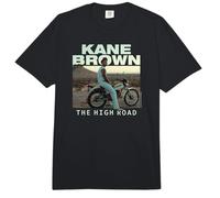 Futureshirts - Kane Brown - Bicicleta de Cross Kane Brown High Road Comfort Colors Adult Heavyweight T-Shirt